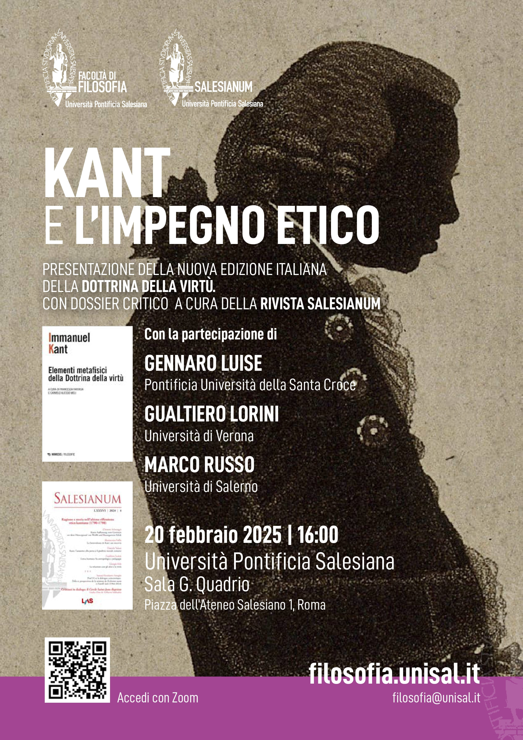 Kant e l'impegno etico - Roma, 20 febbraio 2025